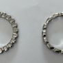 2 Silver Coloured Rings Image 2