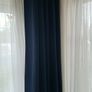 ringtop 90x90 navy blackout curtians Image 4