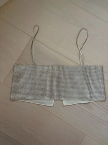 Zara sparkly top