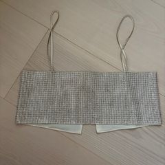 Zara sparkly top