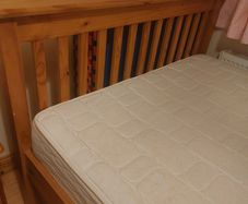 Wooden Double Bed Frame with Respa Mattress