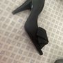 Black satin high heels Image 2