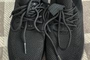 Crosshatch Womens Runout Trainers Black Mono Textile