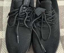 Crosshatch Womens Runout Trainers Black Mono Textile