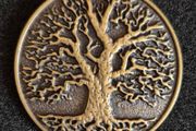 Norse, tree of life, yggdrasil,  belt buckle.