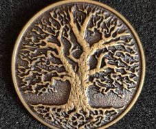 Norse, tree of life, yggdrasil,  belt buckle.