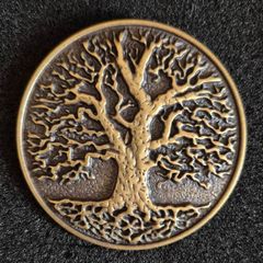 Norse, tree of life, yggdrasil,  belt buckle.