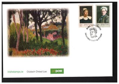 2010 Ireland 150th Anniversary of Birth of Roderic O'Connor (Irish Painter) Commemorative Stamps First Day Cover (FDC)
