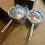 NEW Meyer Professional Stainless Steel pots with Lids 2 Pans Image 2