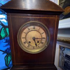 Vintage Mahogany Mantle Clock