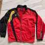 Vintage Diadora Italy Track Jacket Red Black Windbreaker Y2K Size S Image 3