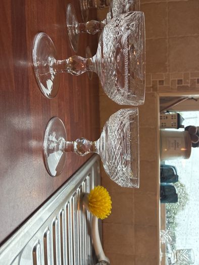 Waterford crystal champagne glasses