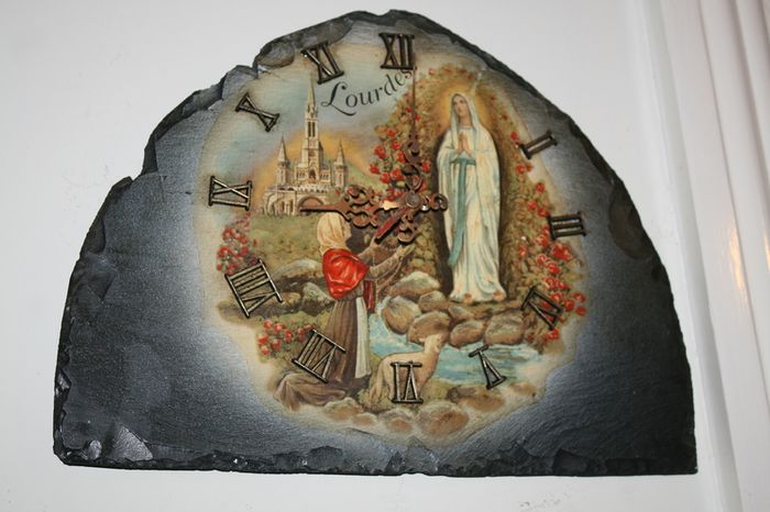 Lourdes Wall Clock