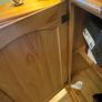 Crafted wooden large entertainment Center Image 3