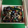 lego box and mixed lego pieces Image 3