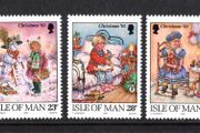 1993 Isle of Man Christmas Commemorative Stamps Mint Never Hinged (MNH)