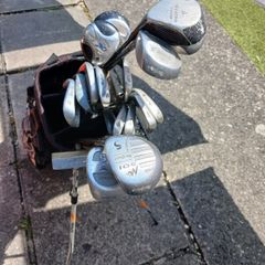 kids golf bag and clubs