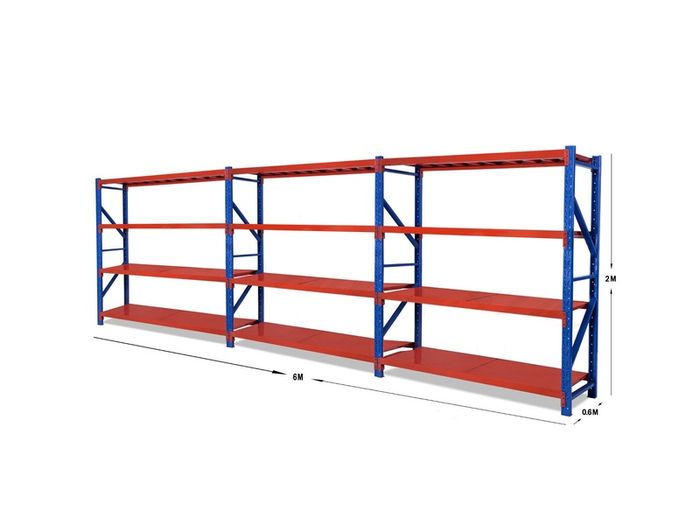 Longspan Shelving - 4 Metal Shelves