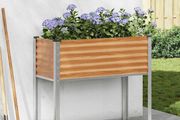 Garden Planter Light Brown 100.5 x 40.5 x 90 cm