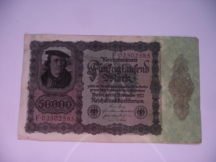 Germany. Reichsbanknote. 50000 Mark (19.11.1922)
