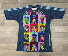 Vintage 2008 Adidas Stade Francais Paris Rugby Jersey Shirt Mens XL Andy Warhol