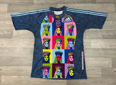 Vintage 2008 Adidas Stade Francais Paris Rugby Jersey Shirt Mens XL Andy Warhol