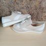 Girls GEOX respira D Thymar loafers leather slip on shoes Size UK 1.5 EU 34 pink white tassel BRAND NEW Image 7