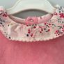 Willow by Leigh Tucker pink velour with floral details all in one Newborn EUC Image 3
