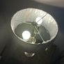 New Table Lamp Twin Bulb Grey lamp Shade,  metal & glass construction Image 5