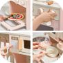 Wooden Play Kitchen for Kids Ages 3-6 Image 4