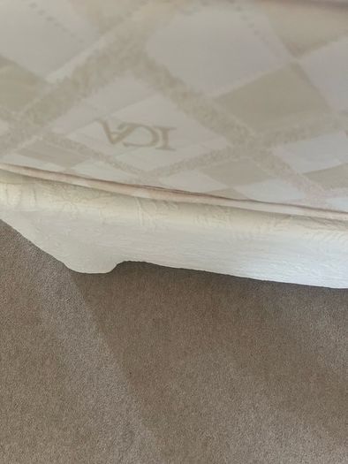 King size bed with optional mattress included.