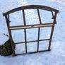 Antique Style Cast Iron Window with Opening Top Image 2