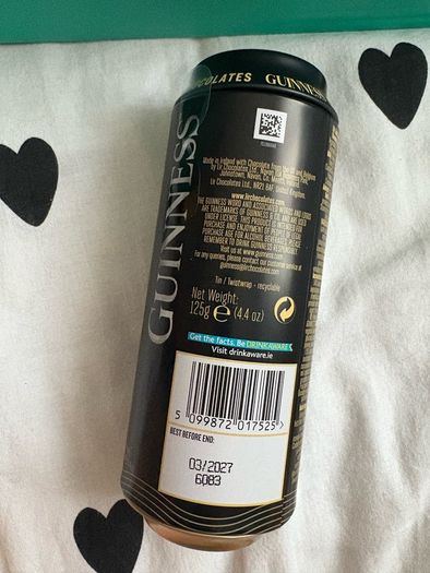 guinness chocolate 125g