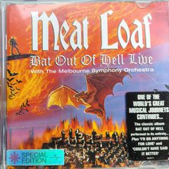 Meat Loaf with The Melbourne Symphony Orchestra - Bat Out Of Hell Live CD (2004) Classic Power Rock EX+