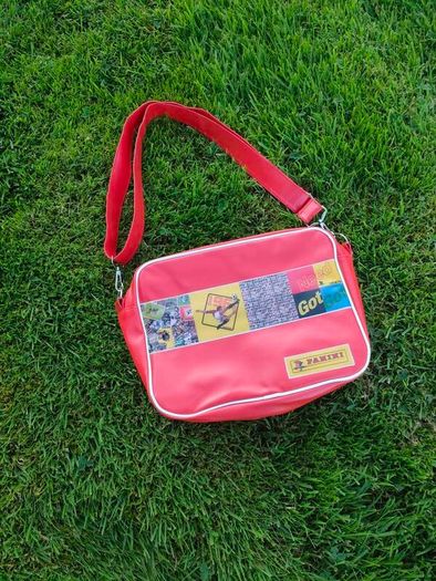 Panini.com 50th Anniversary football card collectors red satchel Postage included
