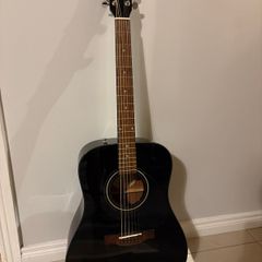 Fender CD-60 Black and Capo