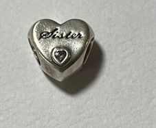 Pandora Sister Heart Charm-like new