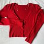 Women's Soft Viscose Red Cardigan by Dunnes Image 4