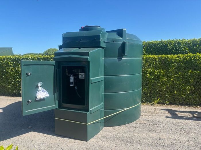 Bund diesel tank