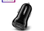 2 X Ugreen Mini Dual USB Car Fast Charger 4.8A/24W (Brand New/Warranty)