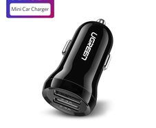 2 X Ugreen Mini Dual USB Car Fast Charger 4.8A/24W (Brand New/Warranty)