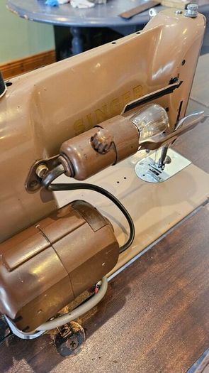Singer 185K Antique Sewing Machine with Table
