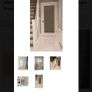 White Primed Glass Doors 6100mm Image 2