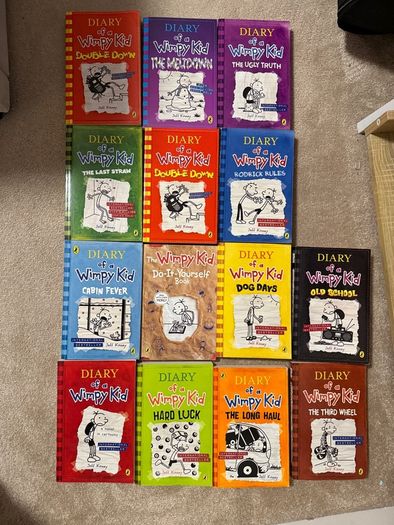 Diary of a wimpy kid Series- 17Books