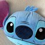 Stitch Head Shaped Cushion | Toy - 48 X 32cm - Blue Image 2
