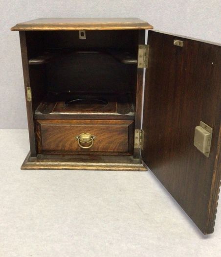 antique tobacco cabinet