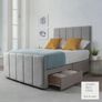 Florida Divan Double & King Size Bed Frame With Drawers Image 8