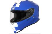 Motorcycle Helmet Origin, Glossy White Blue, Size L (59-60)