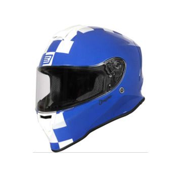 Motorcycle Helmet Origin, Glossy White Blue, Size L (59-60)