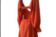 John Zack Orange dress